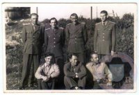 príslušníci oddelenia VB v Šiatorskej Bukovinke v roku 1957