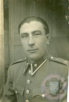 strážm. Michal Bidelnica v uniforme Zboru žandárstva slovenskej republiky